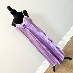 Valerie Stevens Intimates Purple Slip Gown